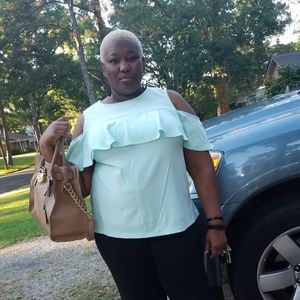 Cold shoulder blouse